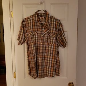 Men's Levi's Short Sleeve Checkered Shirt